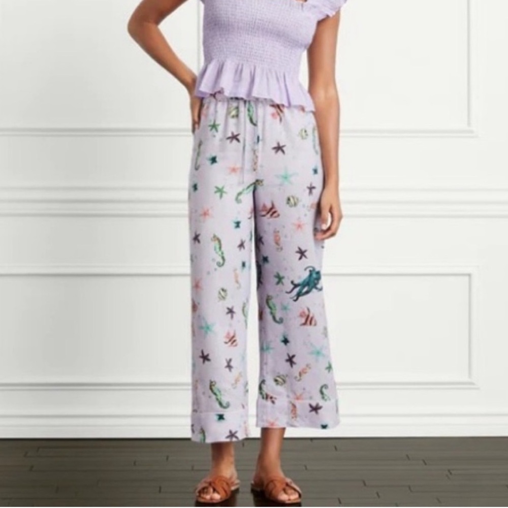 Skylar pant in Sea Creature print - HILL HOUSE HOME